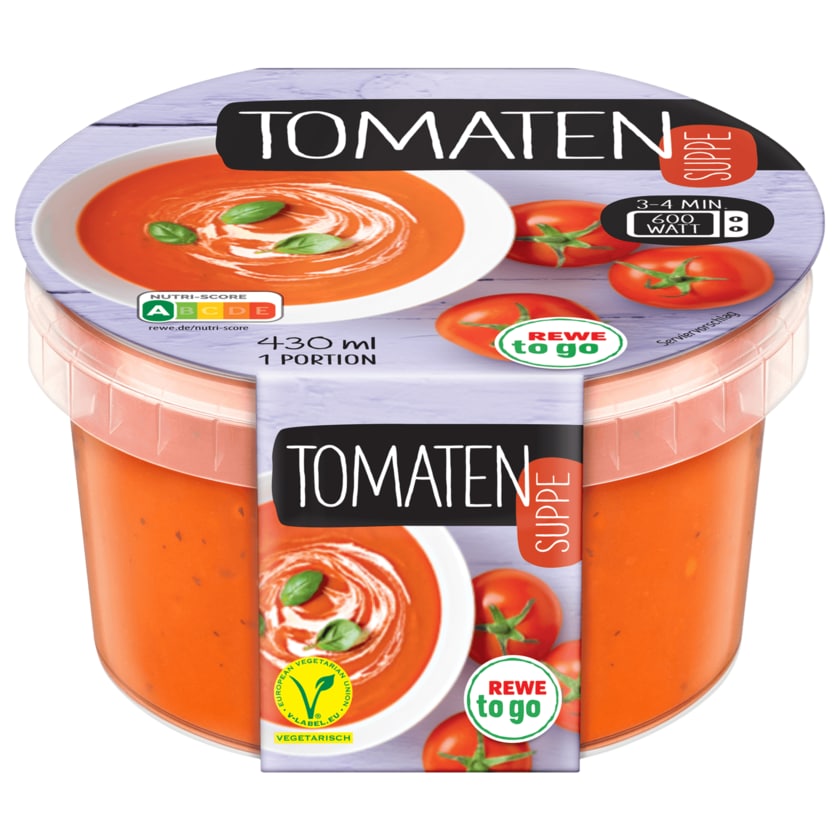 REWE to go Tomatensuppe 430ml